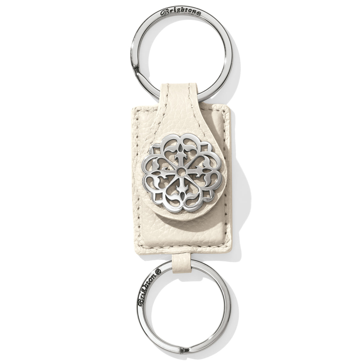 Valet Key Fob Keychain Ring - New with Box - Gold or Silver