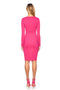 Susana Monaco Twist Front L/S Dress-shopbody.com