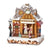 Roman 9.5" Lighted Musical Santa's Bakery With Kids-shopbody.com