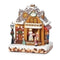 Roman 9.5" Lighted Musical Santa's Bakery With Kids-shopbody.com