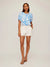 Fifteen Twenty Alma Shorts - Ecru-shopbody.com