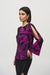 Joseph Ribkoff Silky Knit Abstract Print Flared Top-shopbody.com