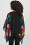 Joseph Ribkoff Chiffon Abstract Print Poncho Top-shopbody.com