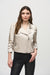 Joseph Ribkoff Satin Moto Jacket With Zippers-shopbody.com