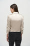 Joseph Ribkoff Satin Moto Jacket With Zippers-shopbody.com