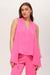 Trina Turk Circuit Sleeveless V-Neck Top - Double Georgette-shopbody.com