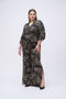 Joseph Ribkoff Gauze Tropical Print Wide-Leg Pants-shopbody.com