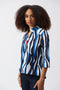 Joseph Ribkoff Woven Abstract Print Trapeze Top-shop-Body & Soul Boutique.com