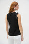 Joseph Ribkoff Silky Knit and Chiffon Fitted Top-shopbody.com