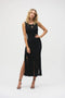 Joseph Ribkoff Sweater Knit Midi Dress with Car Wash Hem-shopbody.com