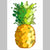 Papyrus Gemmed Pineapple Thank You Greeting Card-shopbody.com