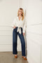 Karen Kane Satin Tie-Front Top-cream-shopbody.com