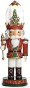 Roman 16" Nutcracker with Clear Rotating Hat Scene-shopbody.com