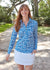 Cabana Life Seaside Floral 1/4 Zip Sport Top-shopbody.com