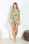 Veronica M Shirred Slv Romper - Giada-shopbody.com