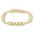 Enewton Classic Blissful Pattern 3mm Bead Bracelet - 6mm Mixed Gold-shopbody.com