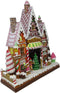 Roman 15.5" Lighted Musical 3 Candy Shops, Rotating Scene-shopbody.com