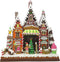 Roman 15.5" Lighted Musical 3 Candy Shops, Rotating Scene-shopbody.com