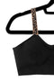 Strap-its Bra with Attached Straps - Black Bra/Champagne Leopard - shopbody.com