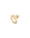 UNOde50 18K gold-plated ring-shopbody.com