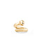 UNOde50 18K gold-plated ring-shopbody.com