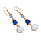 Charles Albert Alchemia Blue Ocean Breeze Drop Earrings-shopbody.com