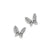 Brighton Enchanting Butterfly Post Earrings Silver-shopbody.com