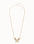 UNOde50 Long 18K Gold-Plated Necklace with Link Chain-shopbody.com