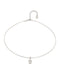 UNOde50 Sterling Silver-Plated Necklace With White Central Cubic Zirconia-shopbody.com