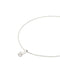 UNOde50 Sterling Silver-Plated Necklace With White Central Cubic Zirconia-shopbody.com