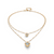 UNOde50 To Be A Cameleon Necklace - Gold-shopbody.com