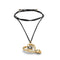 UNOde50 18K Gold - Necklace w/Black Cord-shopbody.com