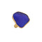 Charles Albert Alchemia - Cobalt Blue Recycled Glass Adjustable Ring -shopbody.com