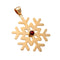 Charles Albert Alchemia - Garnet Snowflake Pendant-shopbodycom