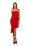 Elana Kattan Maxima Dress - Red-shopbody.com