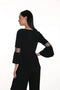 Frank Lyman Black Knit Top-shopbody.com