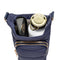 Wanderfull HydroBag Handle Navy Matte - Island Navy Strap - Gold-shopbody.com