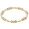 Enewton  dignity joy pattern 5mm bead bracelet - gold-shopbody.com