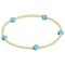 Enewton egirl signature cross small gold pattern 2mm bead bracelet-shopbody.com