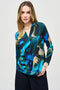 Joseph Ribkoff Silky Knit Abstract Print Top-shopbody.com