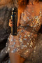 My Bougie Bottle Black Lotus Gloss Flower 25 oz Insulated Water Bottle-shopbody.com