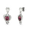 Unode50 Be Expressive Heart Post Drop Earring Silver-shopbody.com