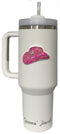 Queens Jewels Cowboy Hat 40oz Tumbler-shopbody.com