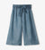 Hatley Kids Smokey Blue Wash Cropped Paperbag Pants-shopbody.com