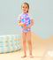 Hatley Kids Girls Airbrush Dolphins Rashguard One Piece Rashguard-shopbody.com