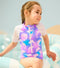 Hatley Kids Girls Airbrush Dolphins Rashguard One Piece Rashguard-shopbody.com