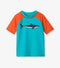 Hatley Kids Boys Sharks Short Sleeve Rashguard-shopbody.com