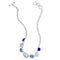 Charles Albert Sterling Silver Blue Ocean Breeze Necklace-shopbody.com