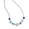 Charles Albert Sterling Silver Blue Ocean Breeze Necklace-shopbody.com