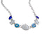 Charles Albert Sterling Silver Blue Ocean Breeze Necklace-shopbody.com